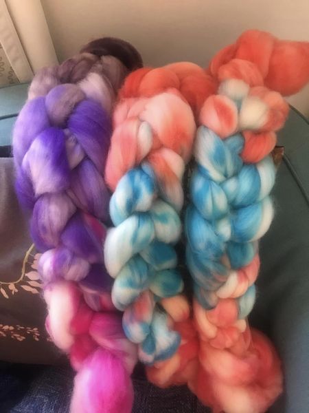 Mystery Dyed Roving Parcel