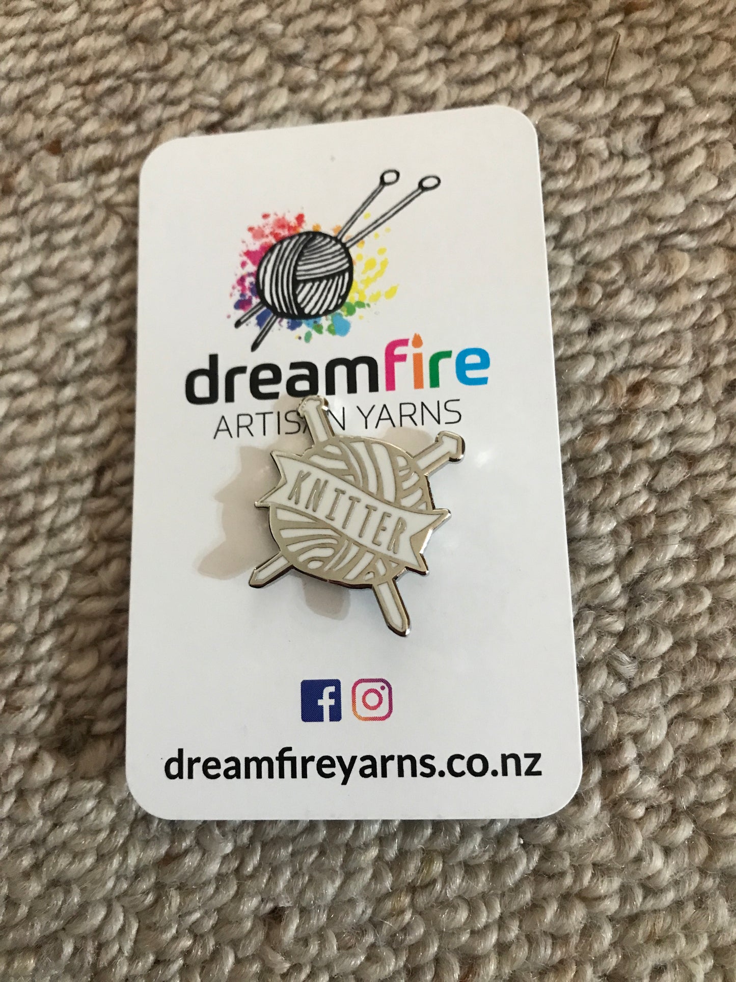 Knitting Badges/Pins
