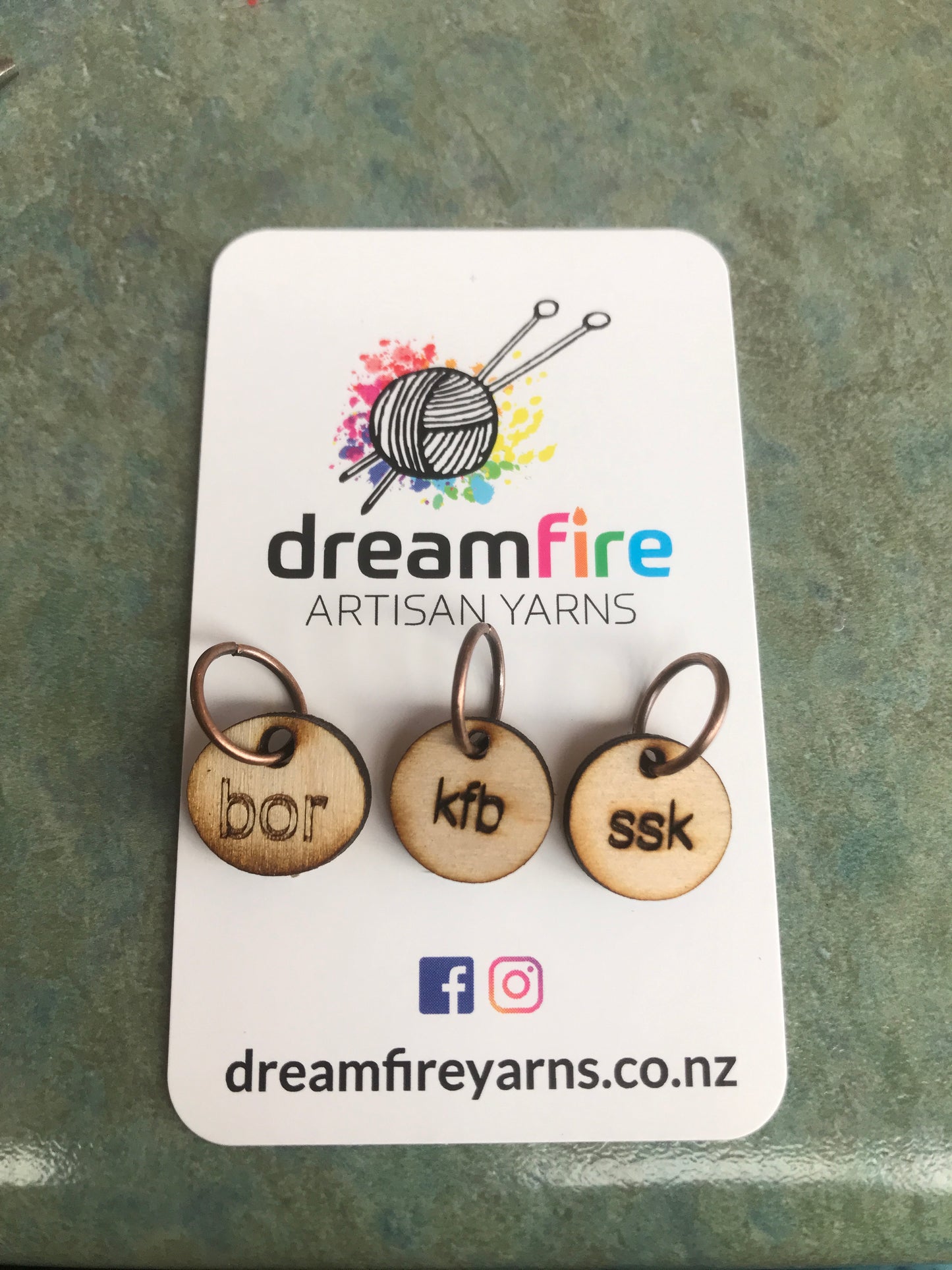 Instructional and Numbered Stitch Markers