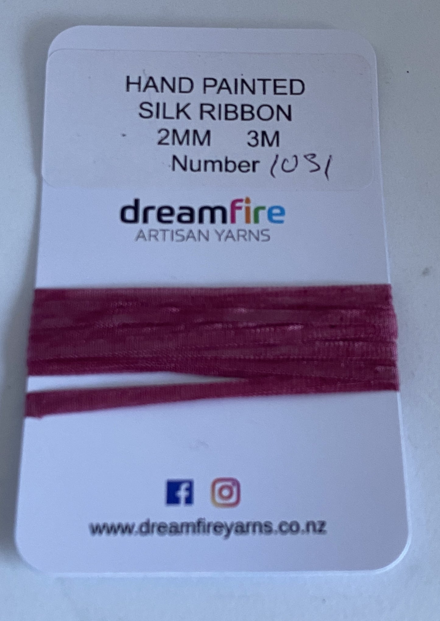 Silk Ribbon Reds