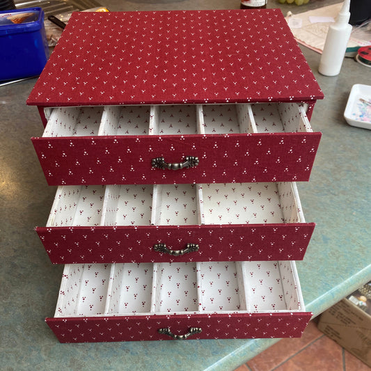 3 Drawer DMC Cartonnage Box