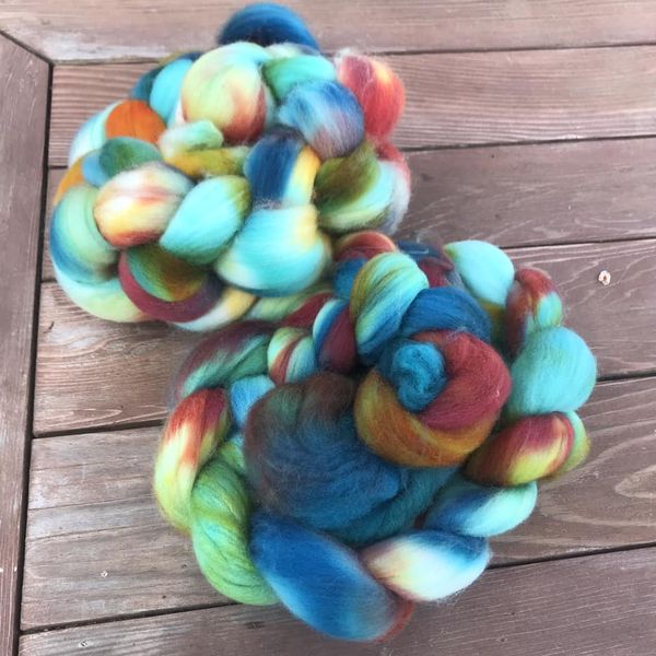 Mystery Dyed Roving Parcel