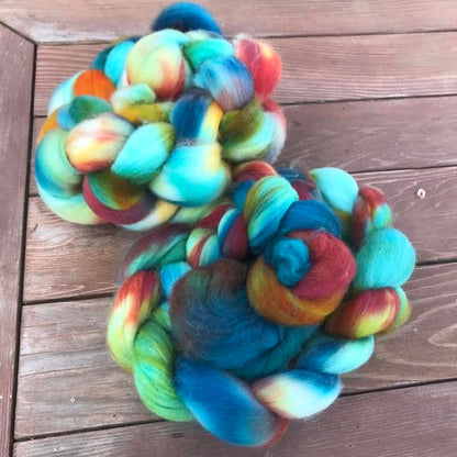 Mystery Dyed Roving Parcel