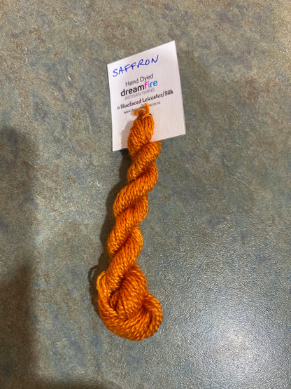 Bluefaced Leicester and  Silk 2ply  Yarn