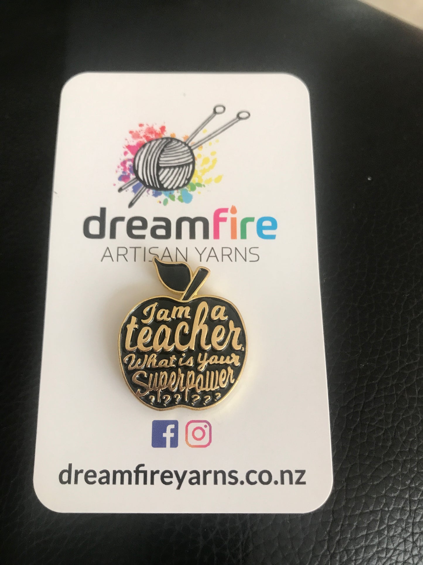 Teacher Badge Pin